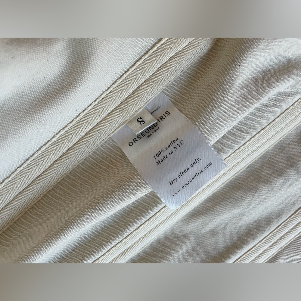 Orseund Iris Gamine Skirt Ivory Size Small - Picture 3 of 4
